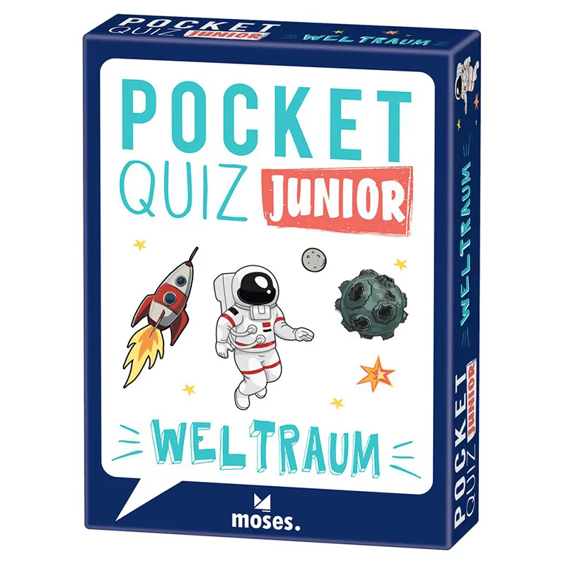 Kartenspiel "Pocket Quiz Junior Weltraum"