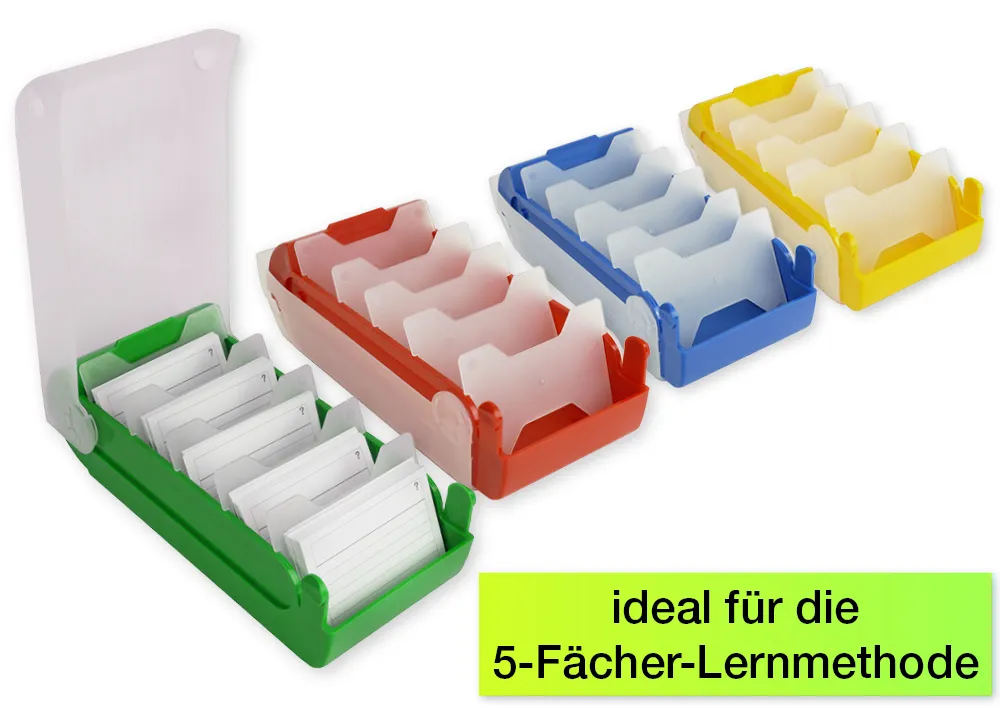 Karteikasten für A8 Kunststoff