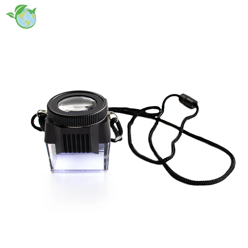 Onderzoeker-opzetvergrootglas, met lamp