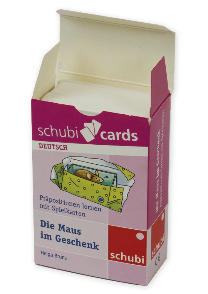 Schubicards Deutsch "Die Maus im Geschenk"