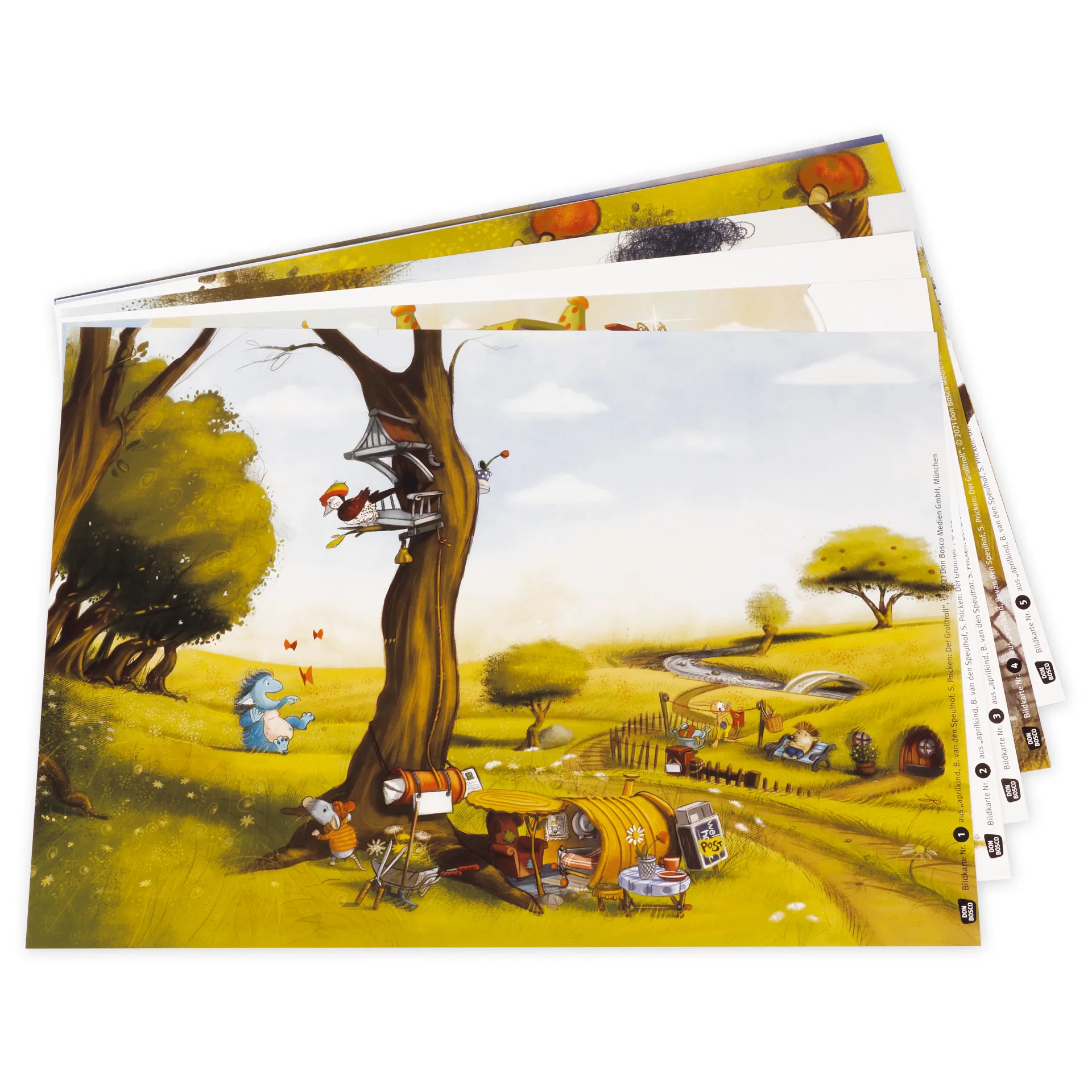 Bildergeschichten-Karten "Der Grolltroll", 15-tlg.