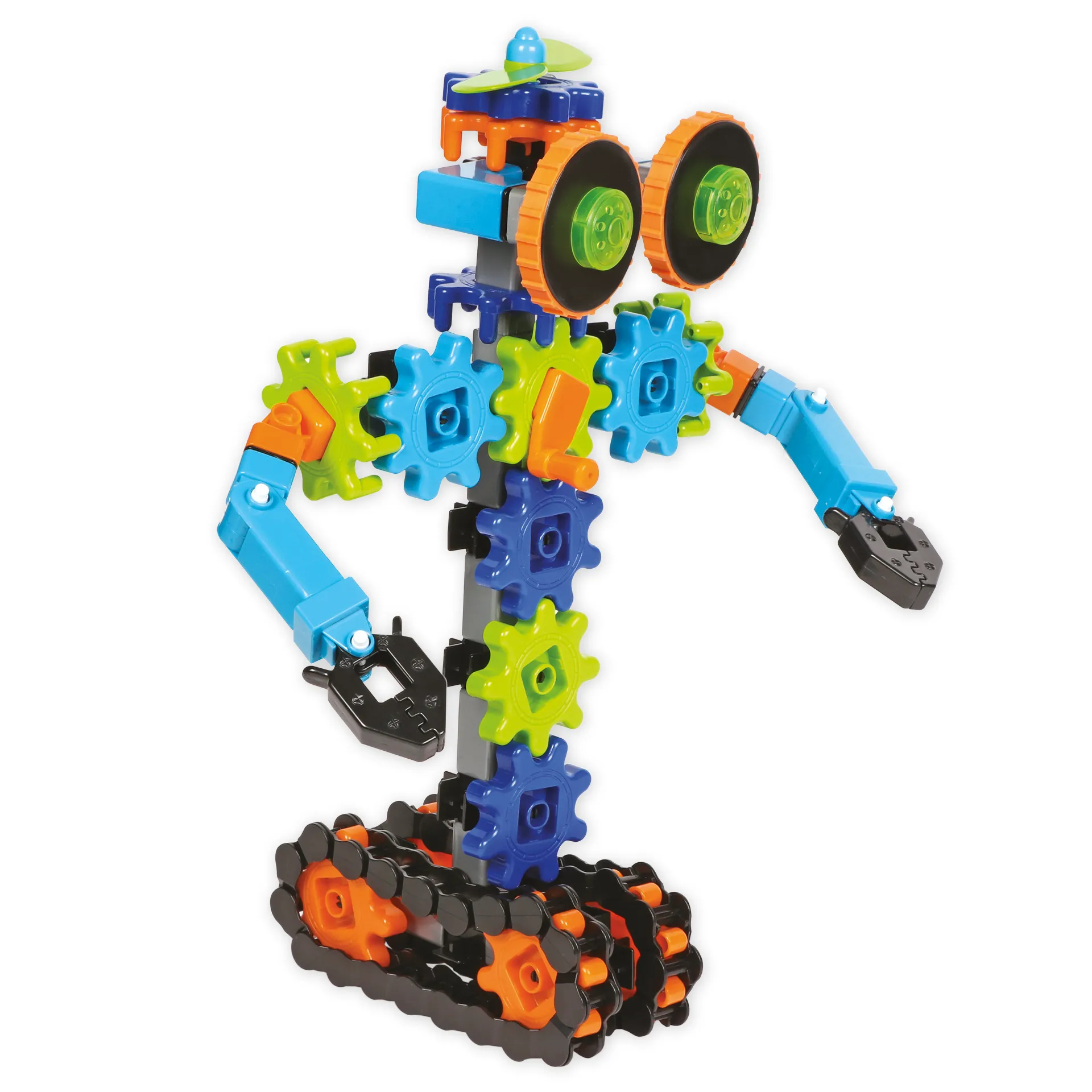 Zahnrad-Spiel "Roboter in Bewegung", Baukasten, 116-tlg.