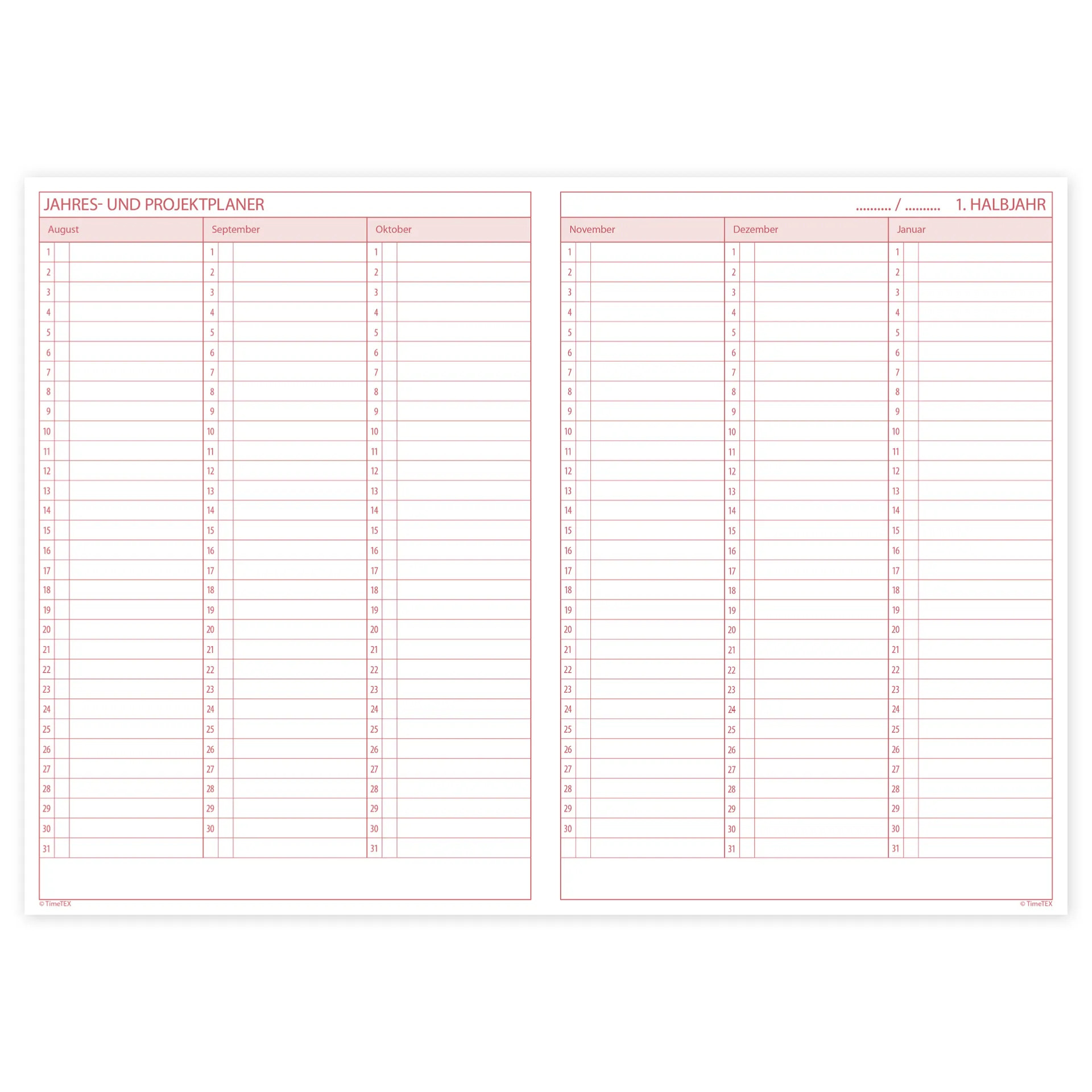 TimeTEX Klassenleiter-Heft, A4  