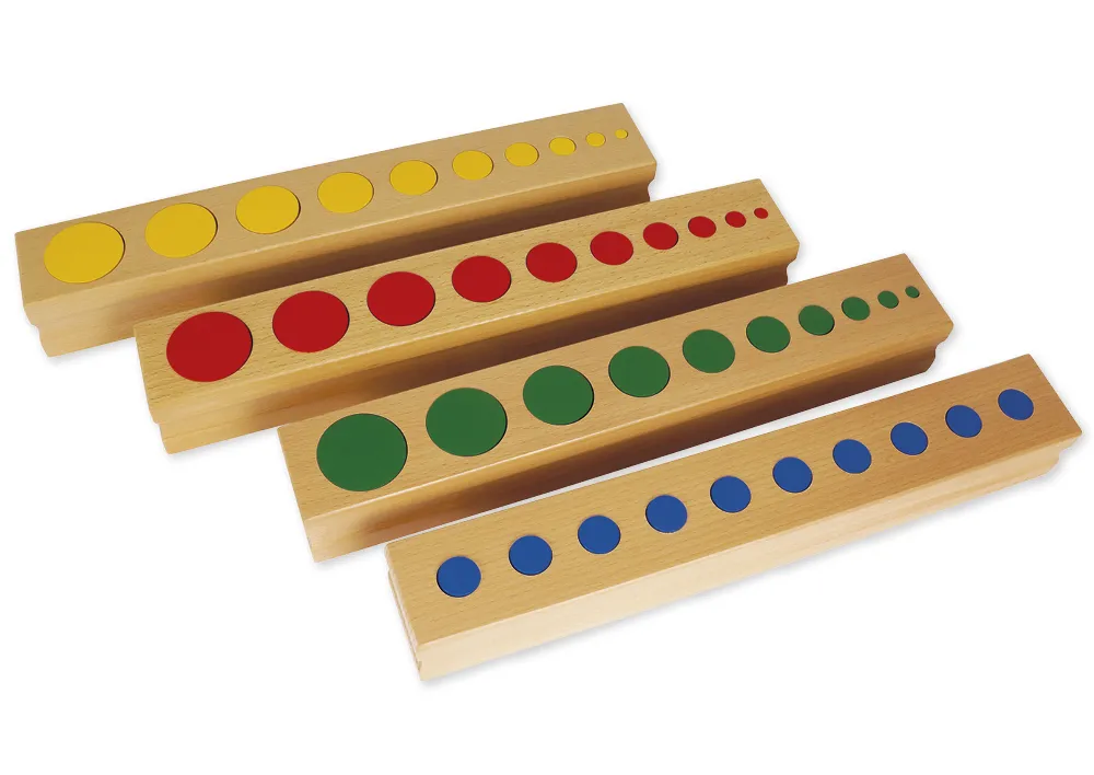 TimeTEX Farbige Zylinder "Montessori Premium"