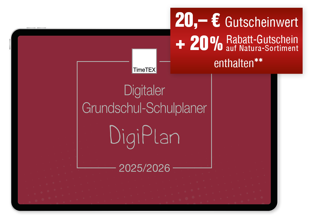 TimeTEX Digitaler Grundschul-Planer DigiPlan 2025/2026