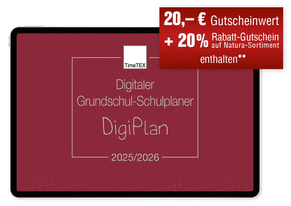 TimeTEX Digitaler Grundschul-Planer DigiPlan 2025/2026