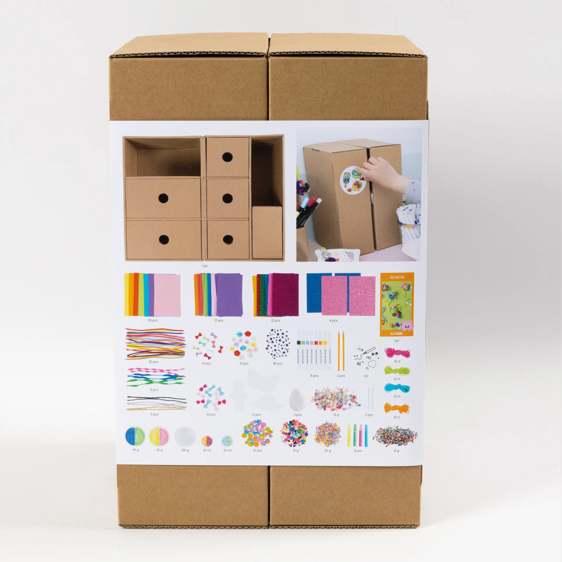 Bastelset Dekoration "Meine Kreativwerkstatt"