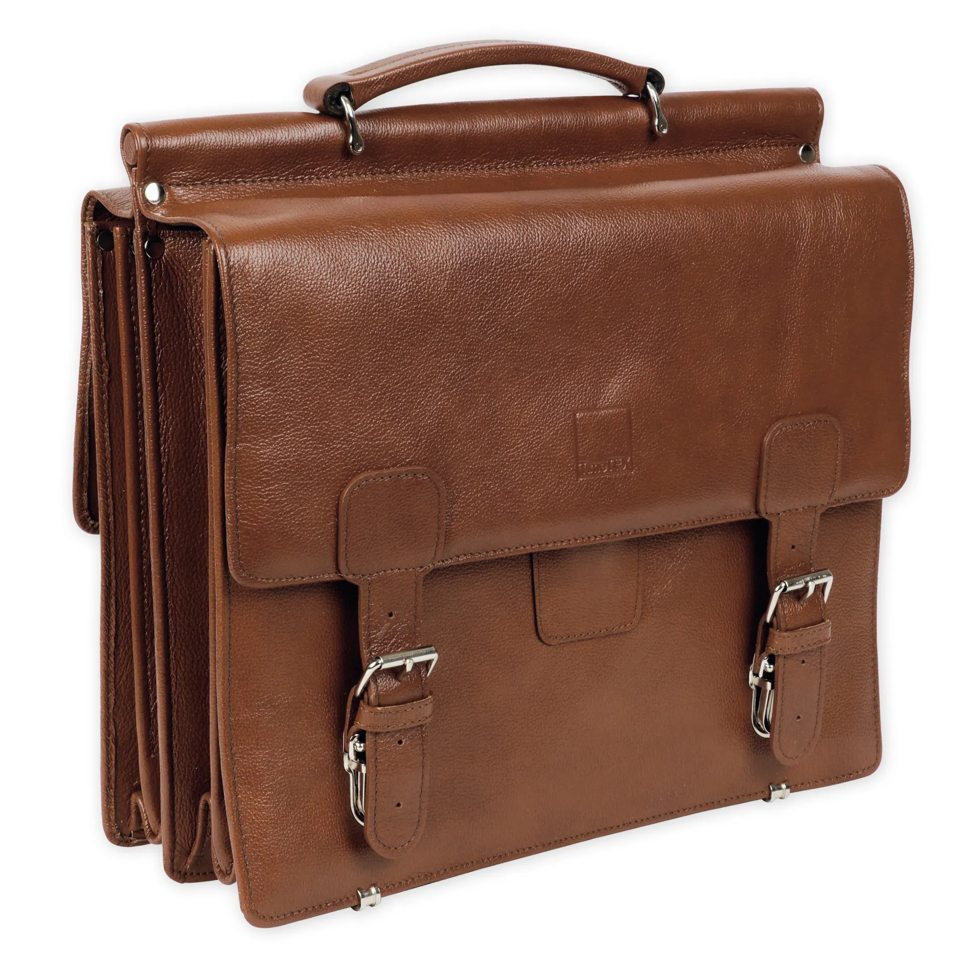 TimeTEX Lehrertasche "Maxima Classic", cognac, Vollrindsleder II./SO