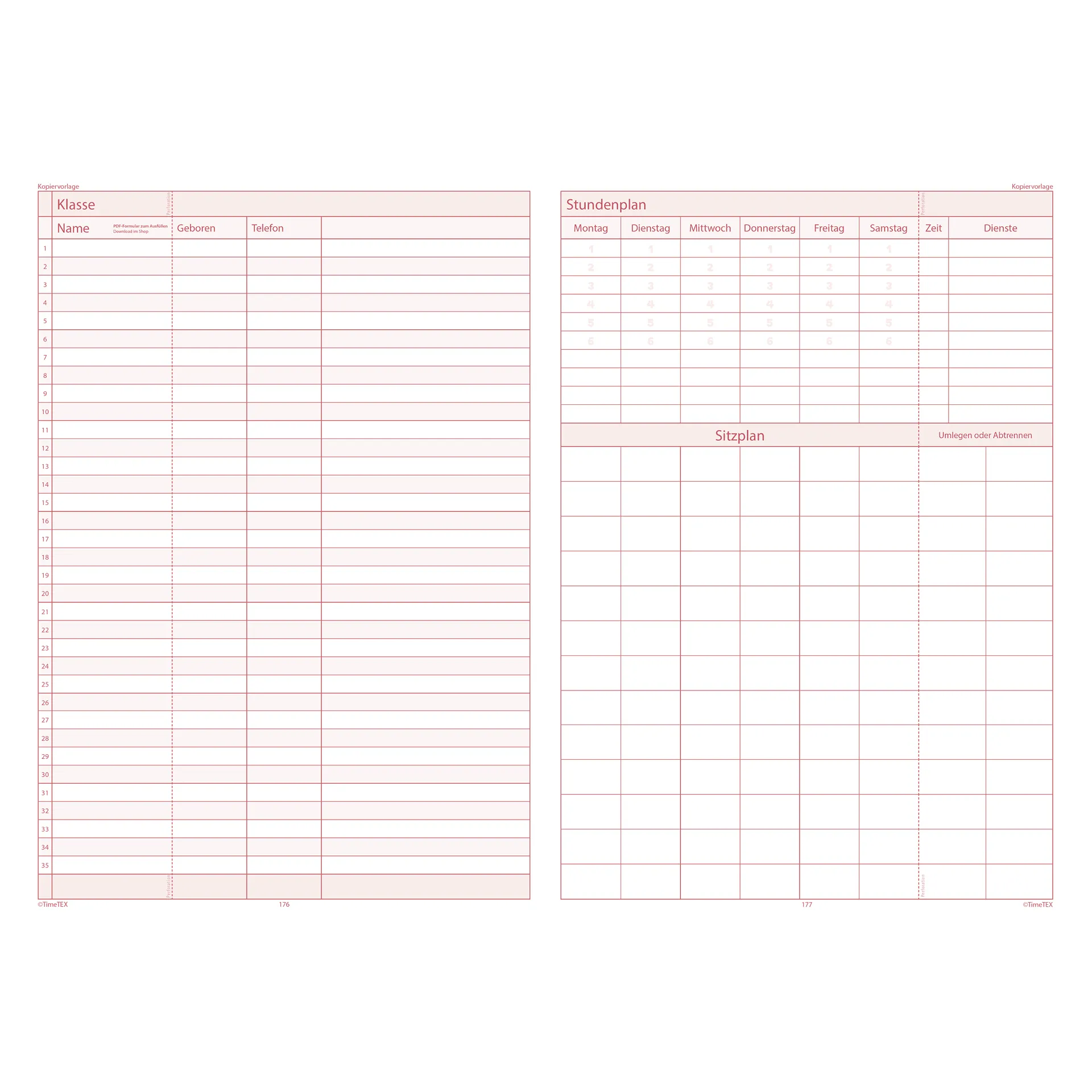 TimeTEX Referendariats-Planer "Completo" A4-Plus