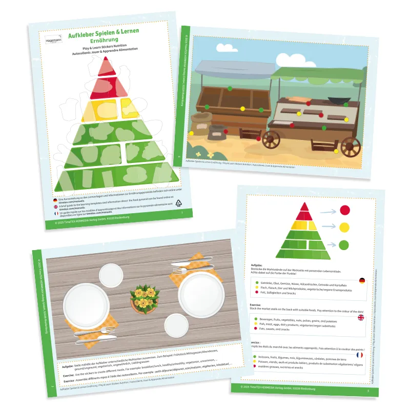 Stickers "Voeding", 206-delig