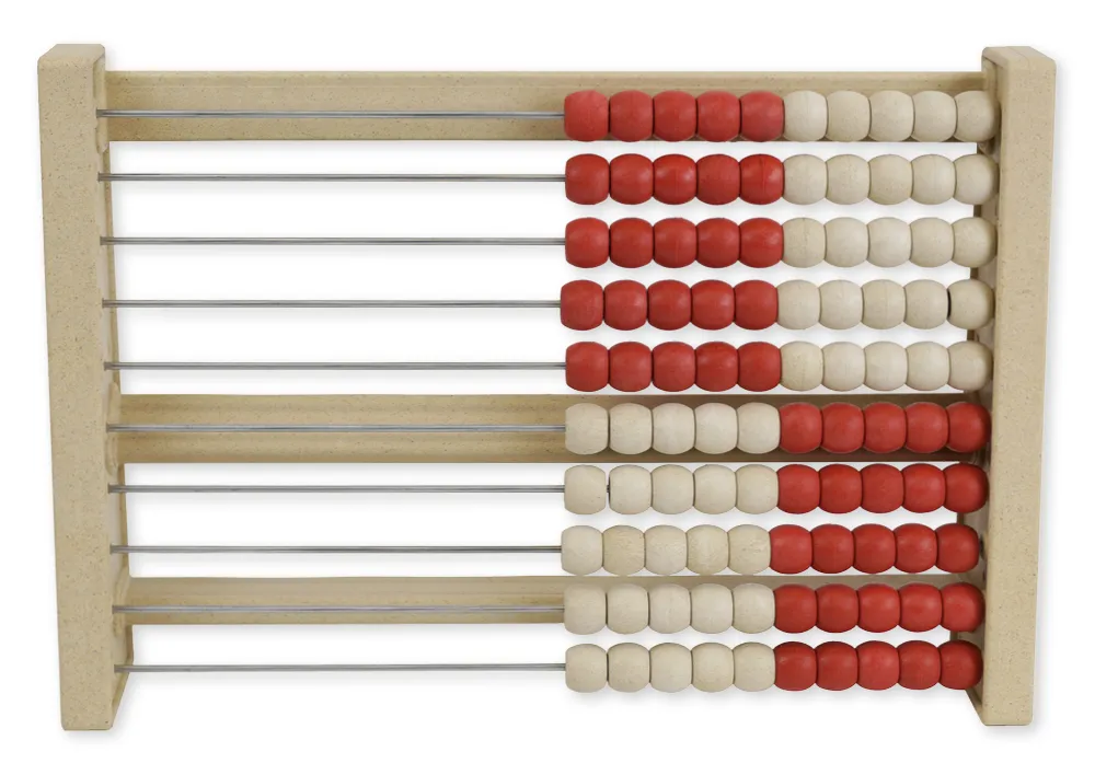 Kugleramme til 100-ere rød/hvid