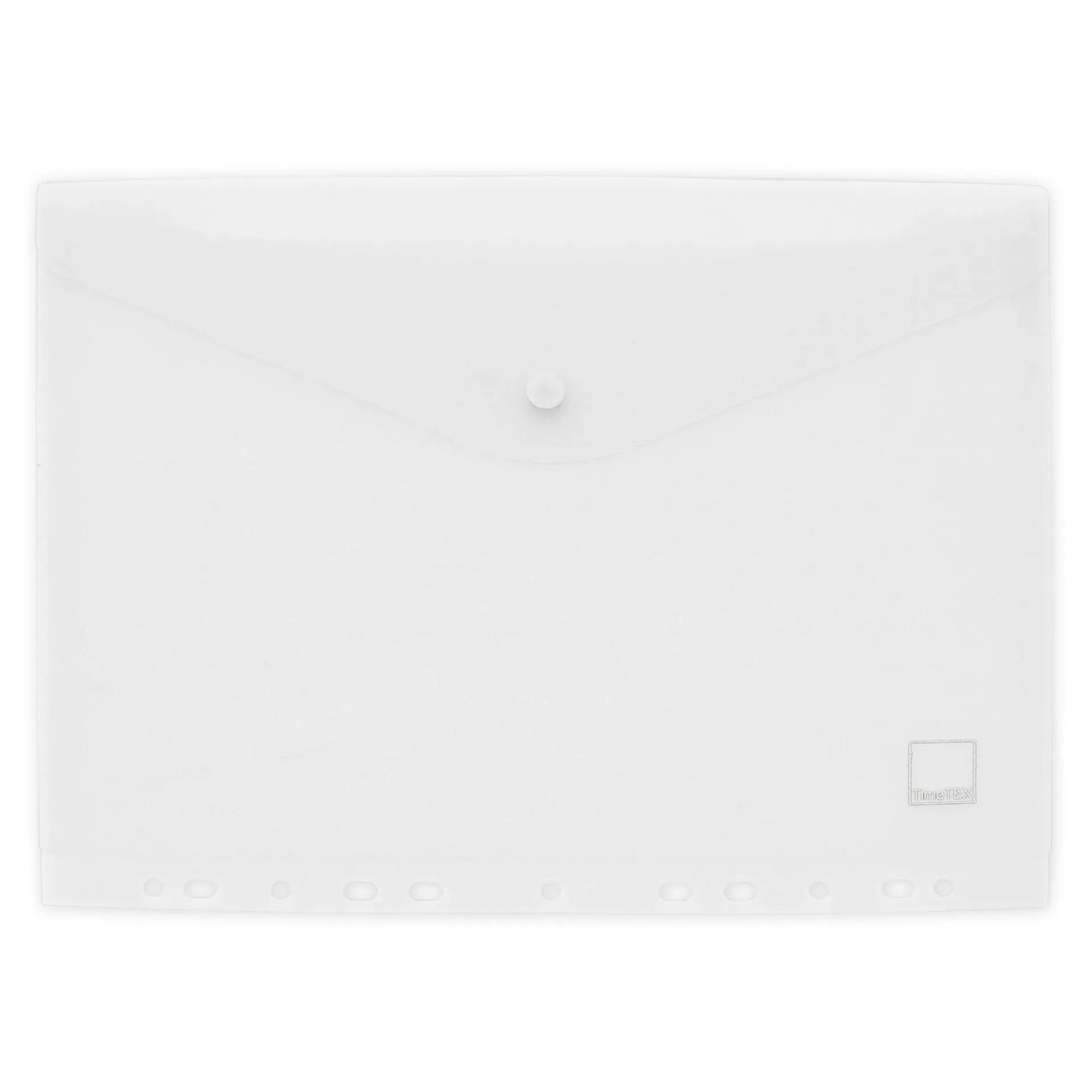 Set med A4-dokumentmappar för arkivering, 5 delar, transparent färglös