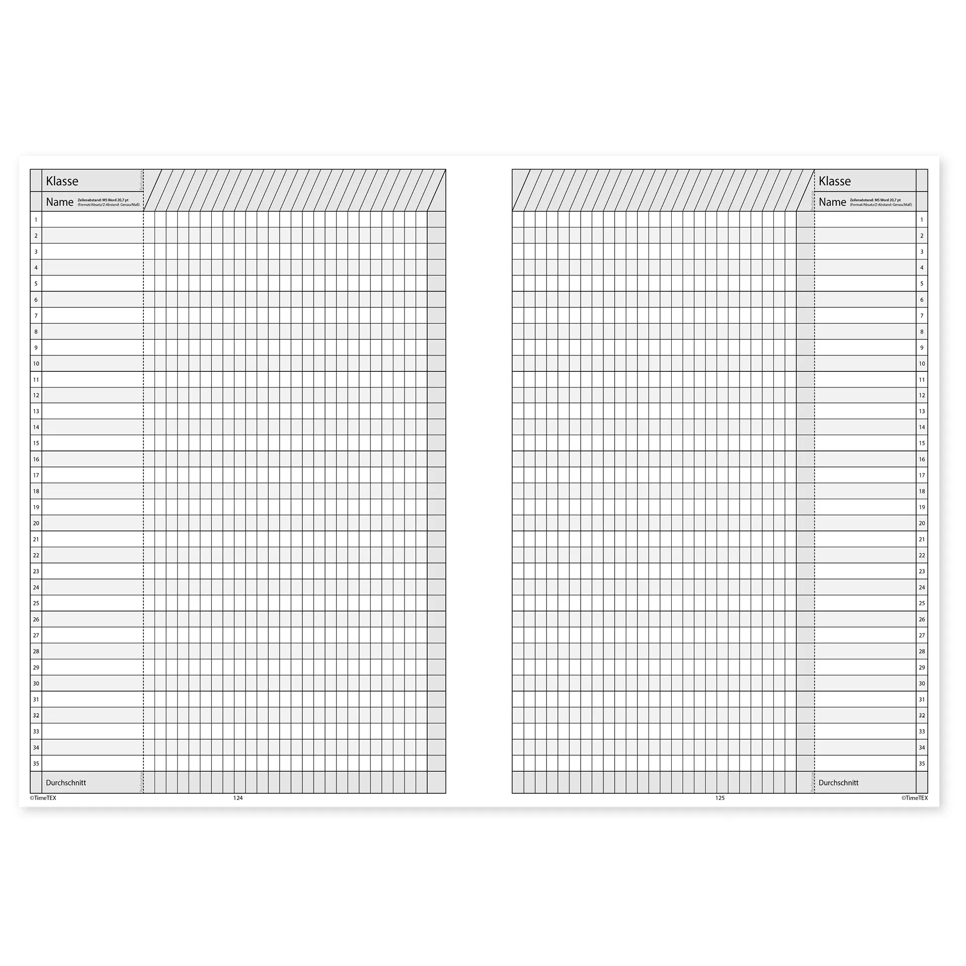 TimeTEX Trend-Schulplaner Hardcover A4-Plus, 2026/2027, lagune