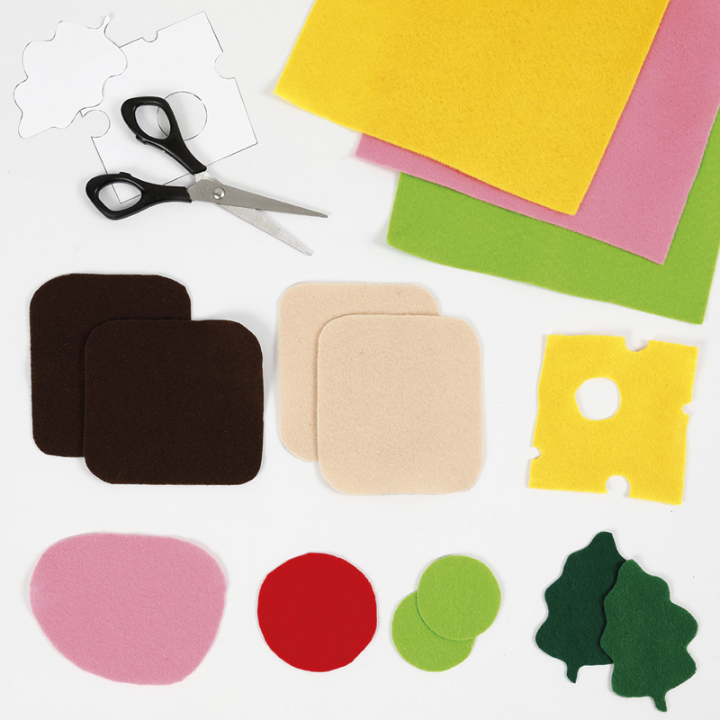 Filz-Platten 15 x 23 cm, 100 Stück Filz-Platten 15 x 23 cm, 100 Stück