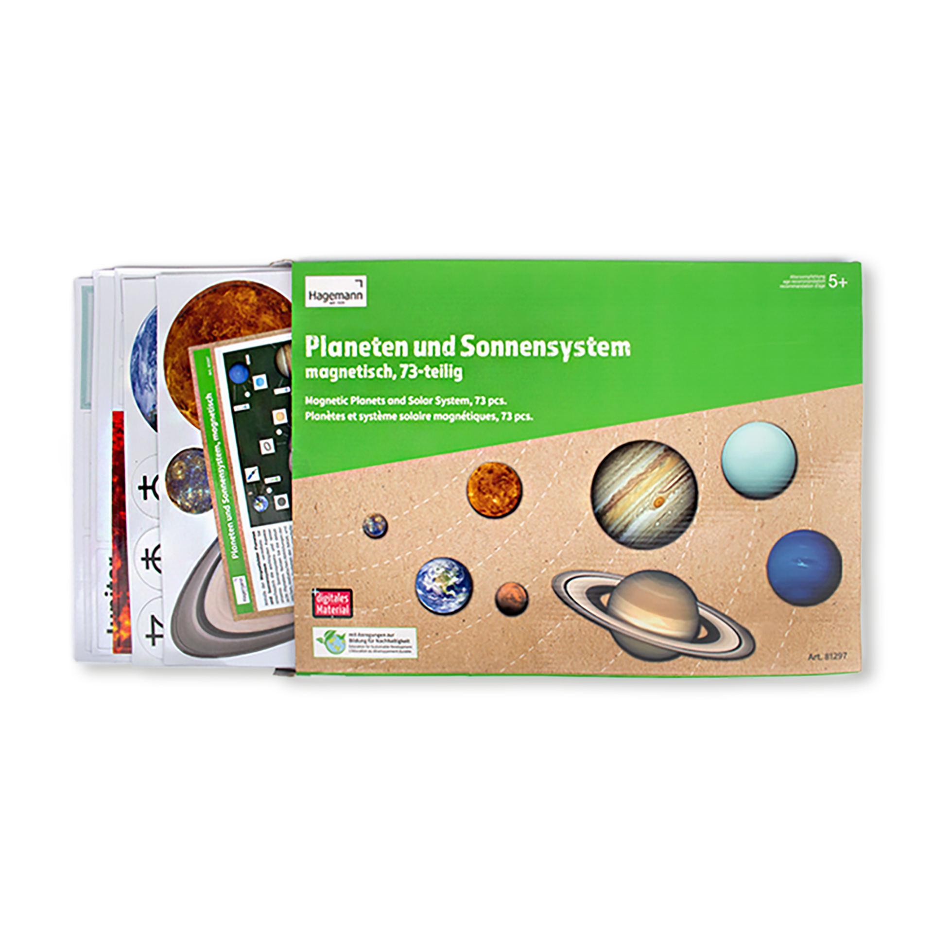 Planeten und Sonnensystem, magnetisch, 73-tlg.