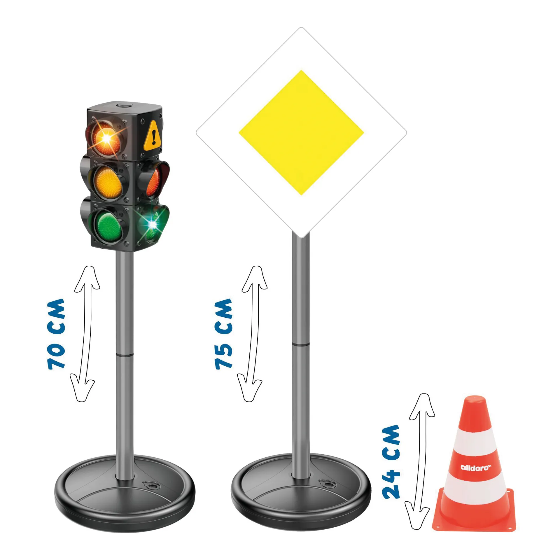 Set "Verkehrszeichen" XXL, 49-tlg.