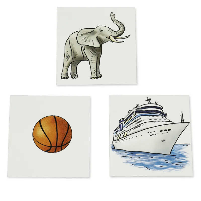 Cutiuța cu imagini "Vocabular" - adjective