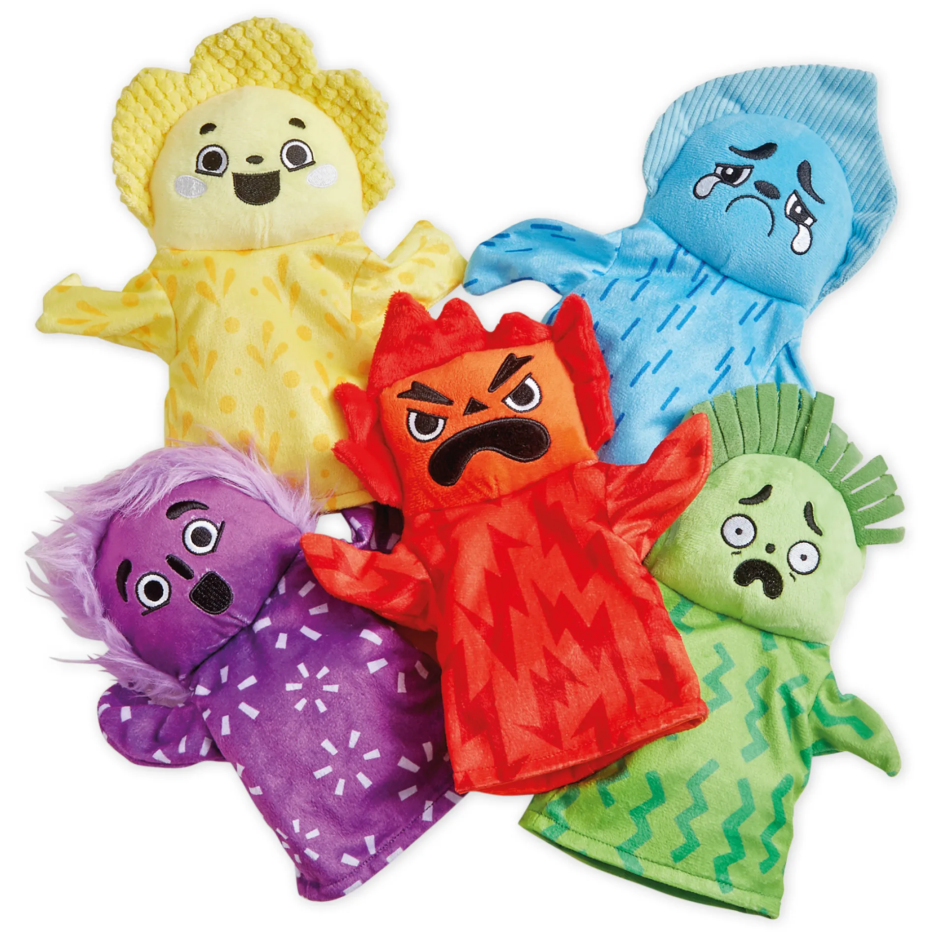 Handpoppenset "Emoties", 5-delig