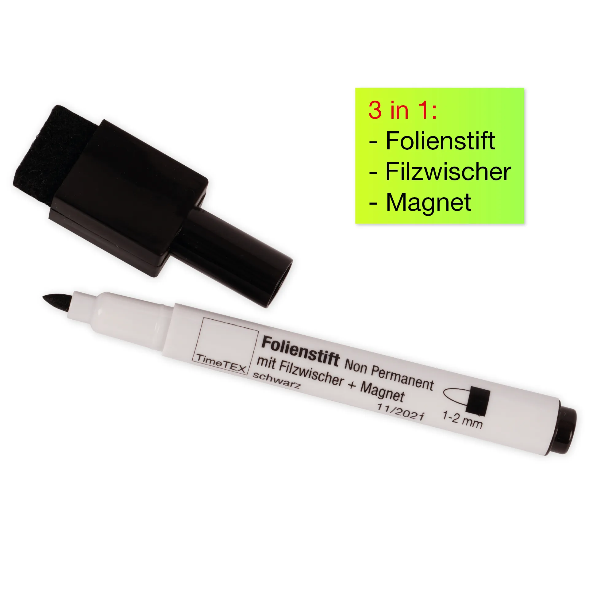 TimeTEX Whiteboard-Monatsplan A3-Plus "Mein Monat", magnetisch, 4-tlg.