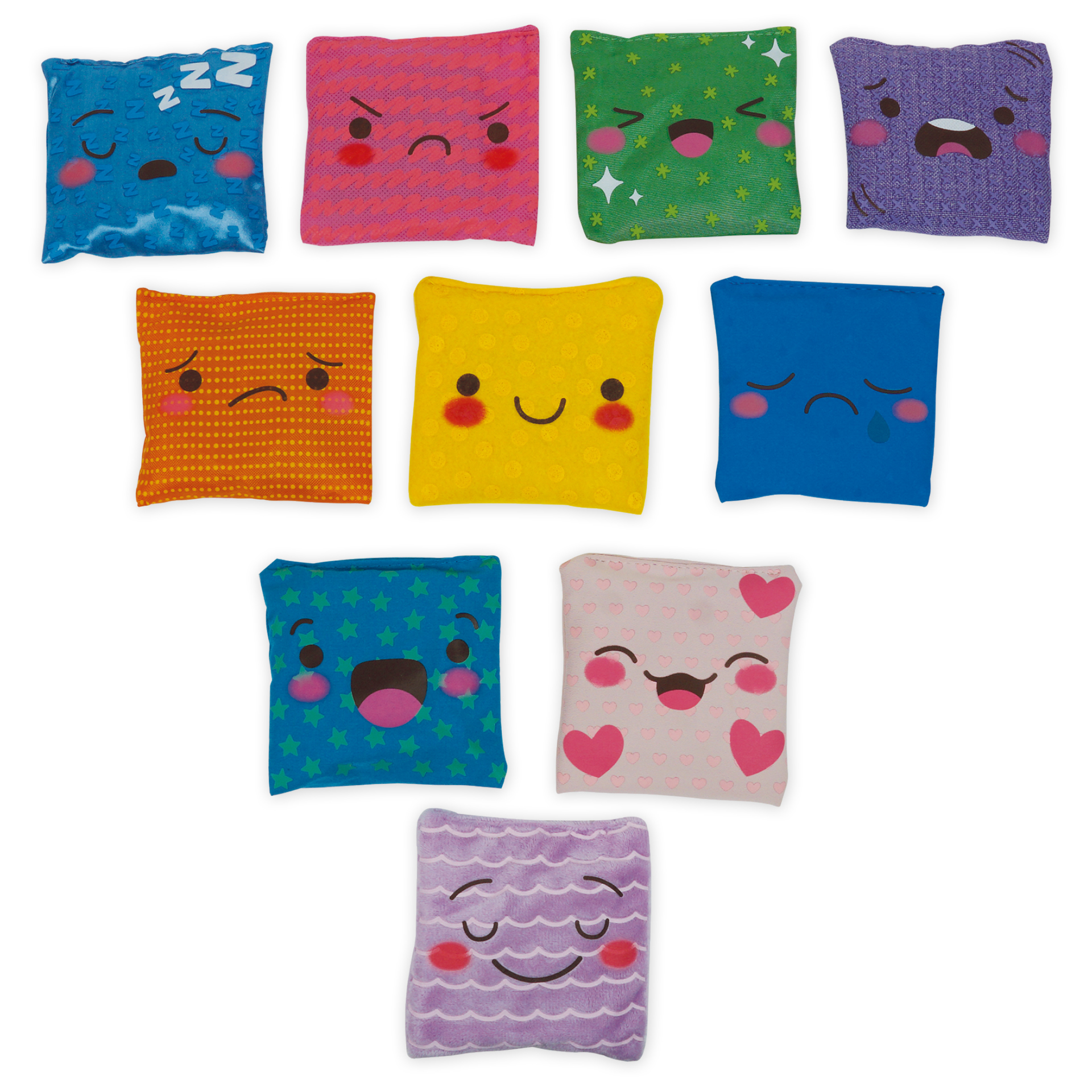 TimeTEX Emotionen-Bohnensäckchen, 10-tlg. im Beutel