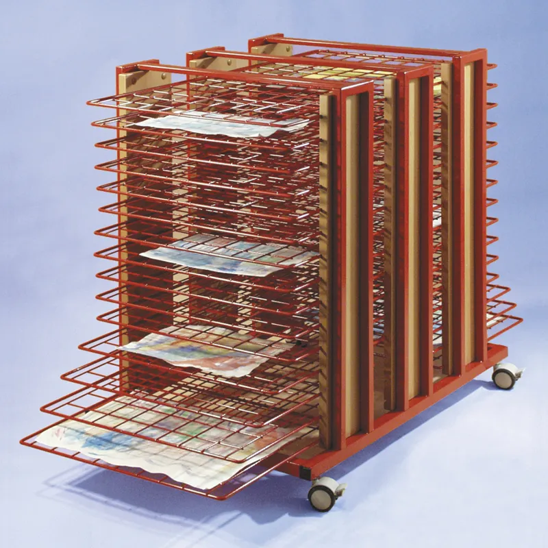 Großer Trockenwagen mit 30 Ablagen