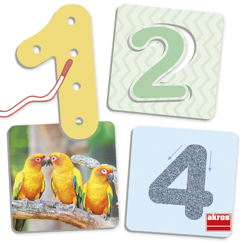 Lernspiel "Die Zahlen von 1 bis 10 spielerisch erfassen", 62-tlg.
