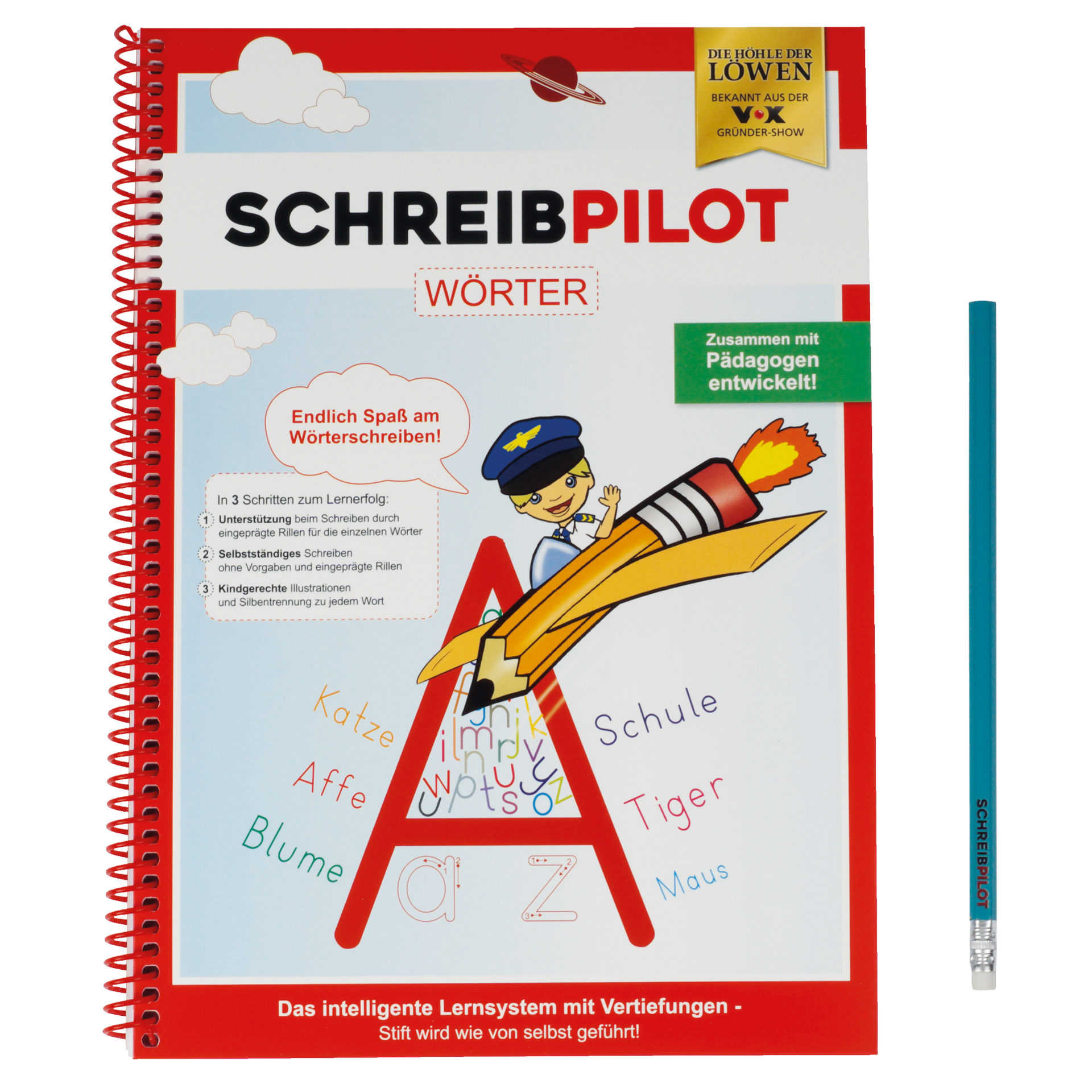 Schreiblern-Heft "Schreibpilot Wörter", 75 Seiten