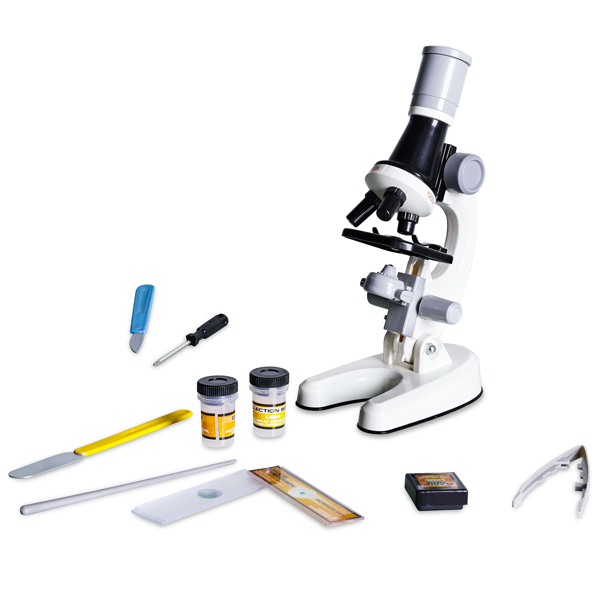 Set Einsteiger-Mikroskop, 1200-fach