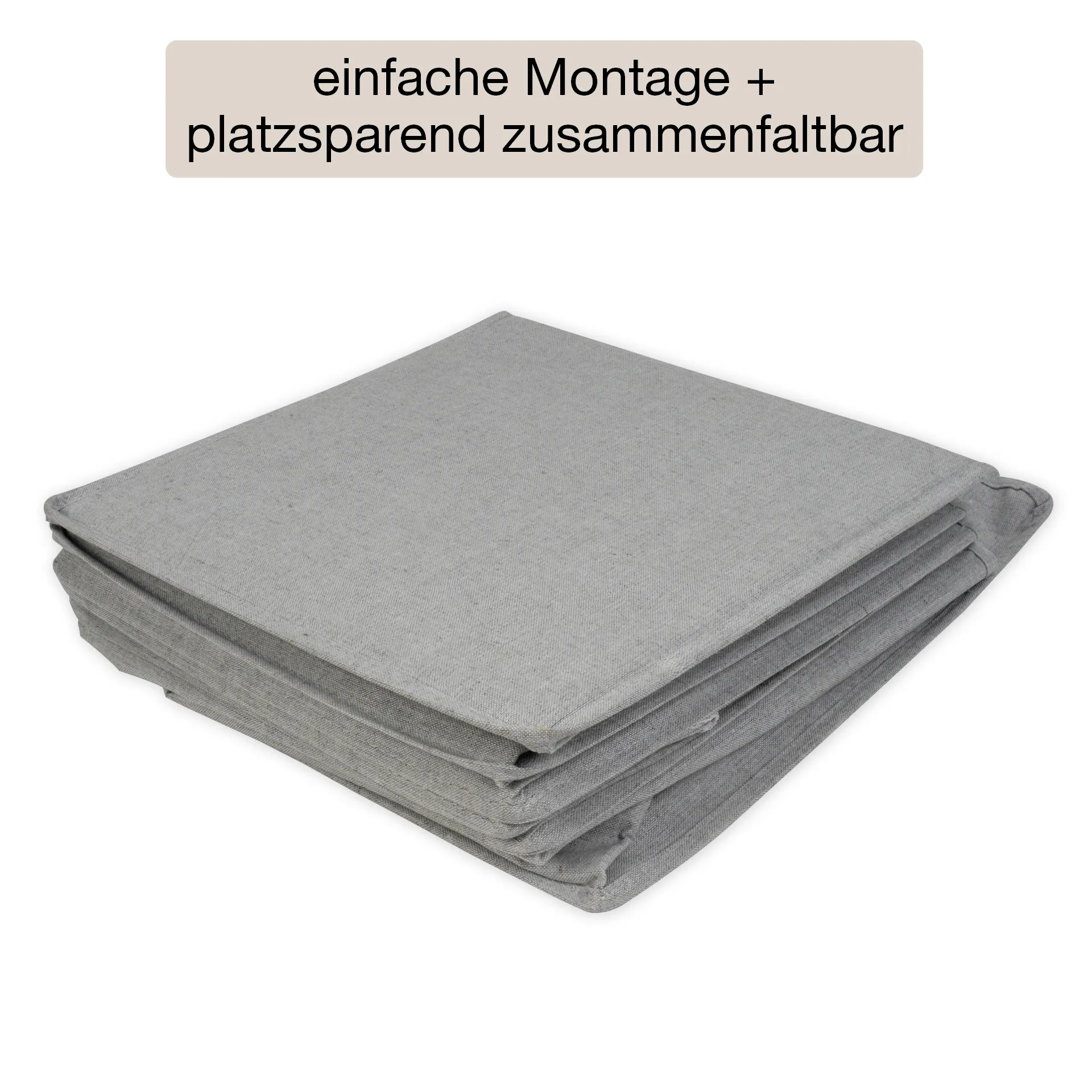 TimeTEX "Origami" A4 Hængehylde med 5 rum, Stof, Lysegrå