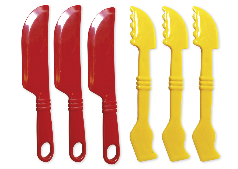 TimeTEX Knet-Schneidewerkzeug, 6-tlg.