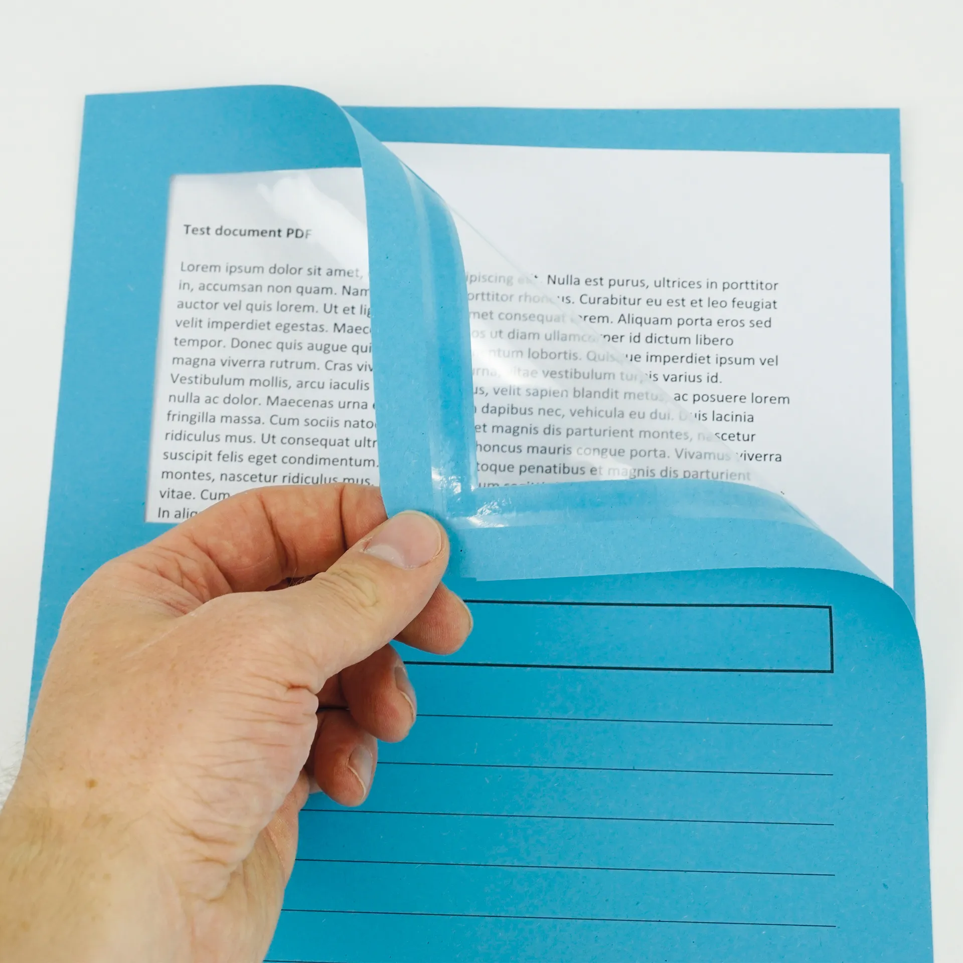 Set de dosare pentru documente A4-Plus, din carton, 10 bucăți, diferite culori