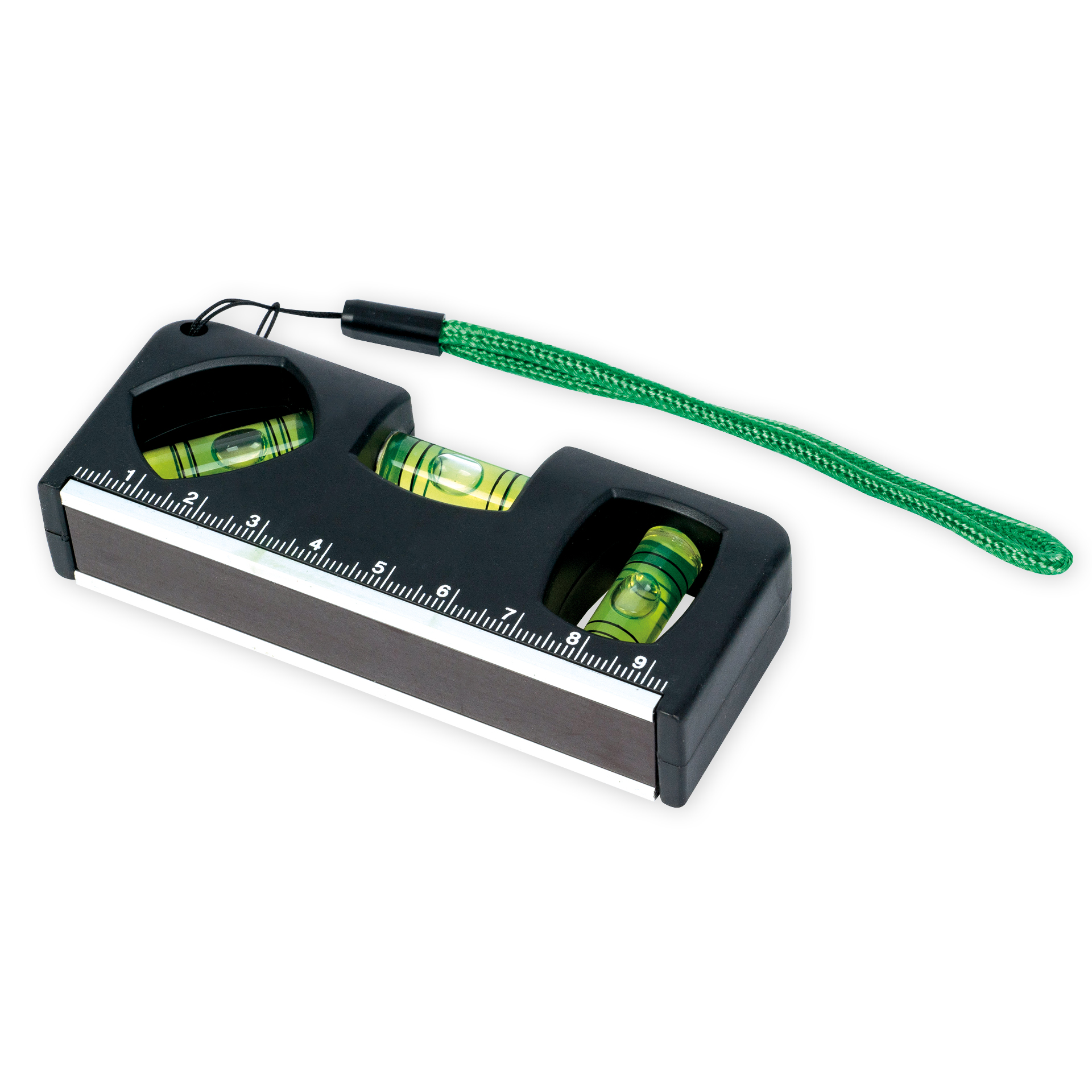 Bord-waterpas, magnetisch, 3 libellen