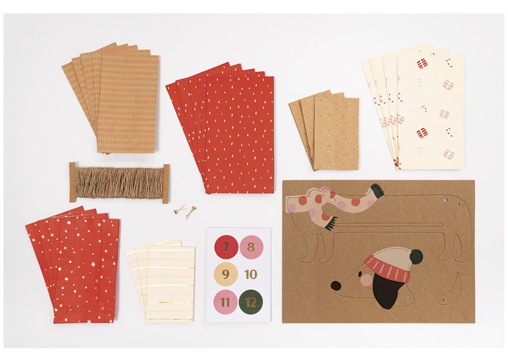 Adventskalender "Sausage Dog", 54-tlg.