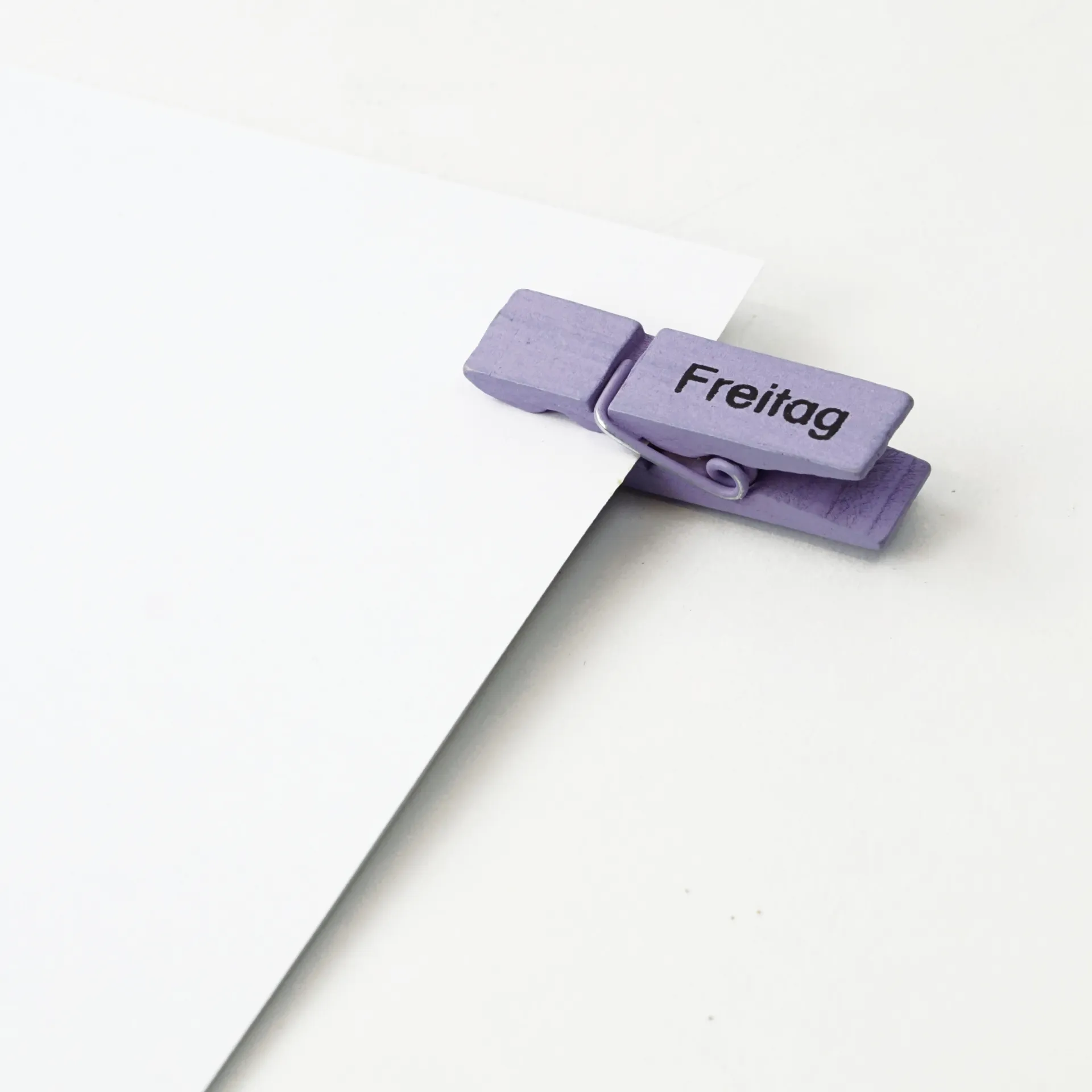 TimeTEX Wochentags-Klammern 10-tlg., farbig, mit Magnet