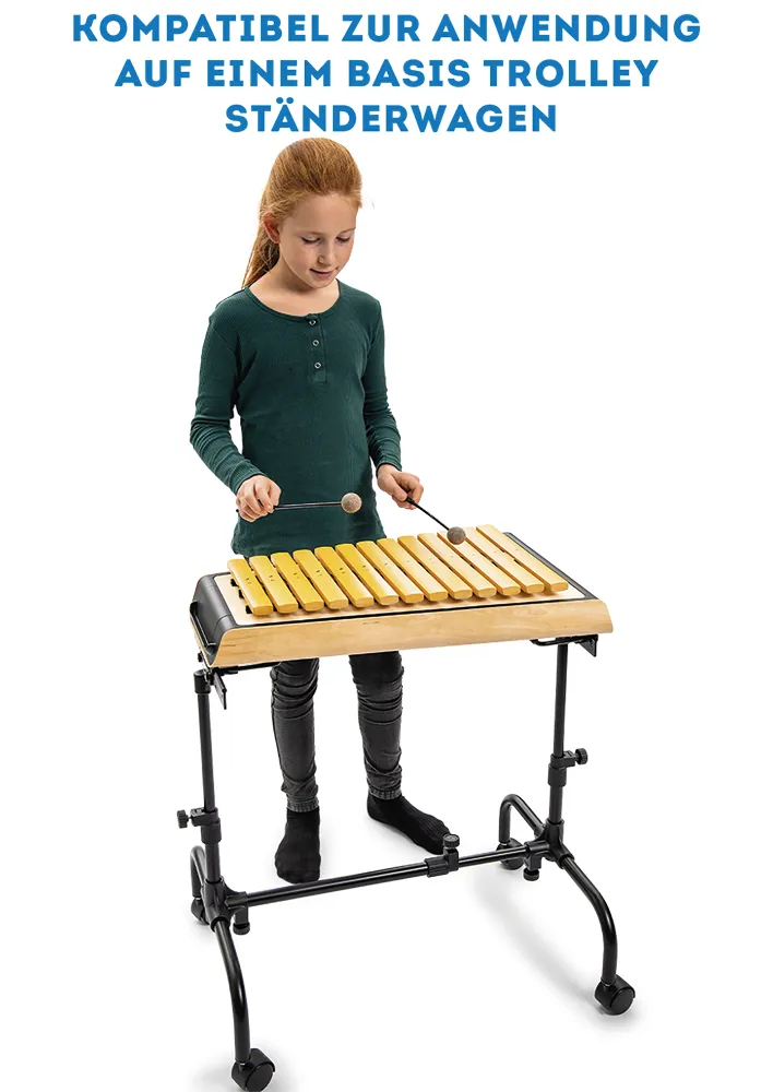 SONOR SMART Xylophon, Alt c1-a2 + fis1, b1, fis2, mit Schlägel, zum Stapeln, ASX 100 DE