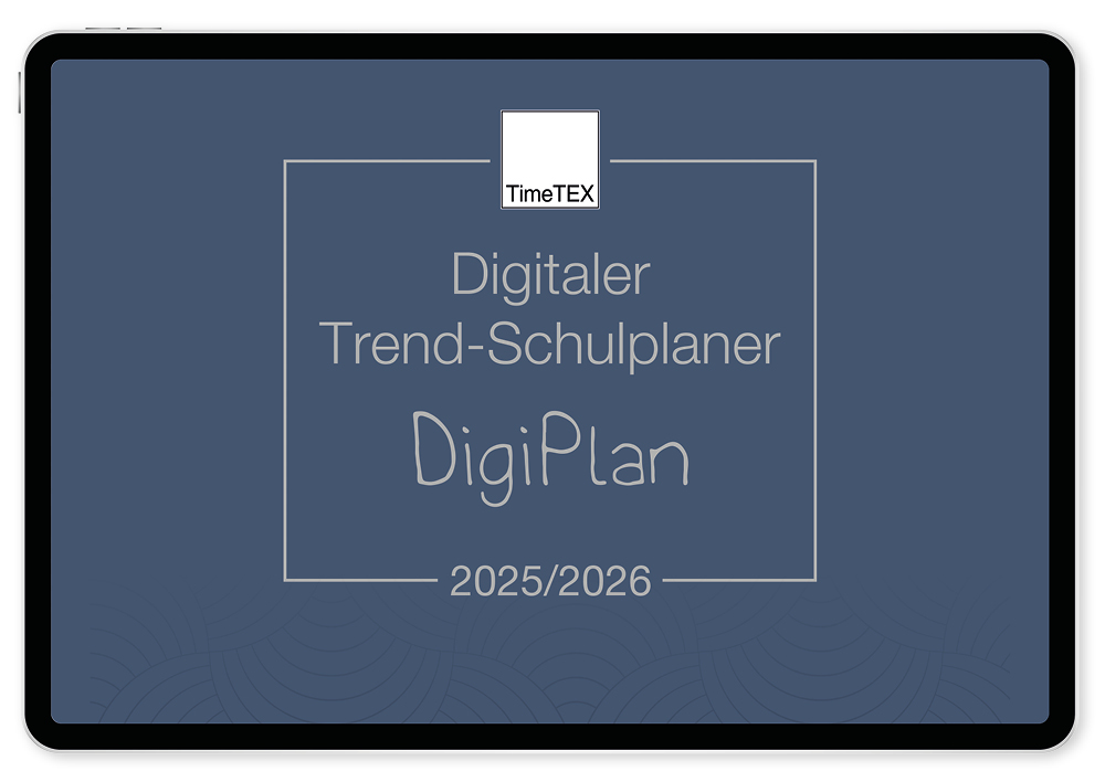 TimeTEX Digitaler Trend-Schulplaner DigiPlan 2025/2026, nachtblau