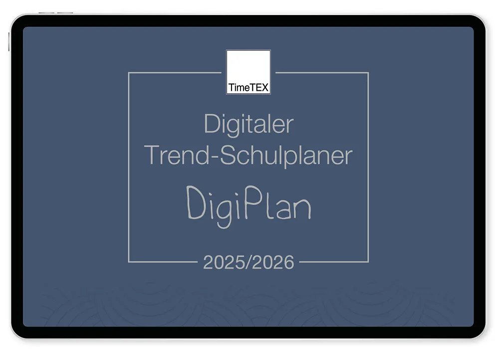 TimeTEX Digitaler Trend-Schulplaner DigiPlan 2025/2026, nachtblau