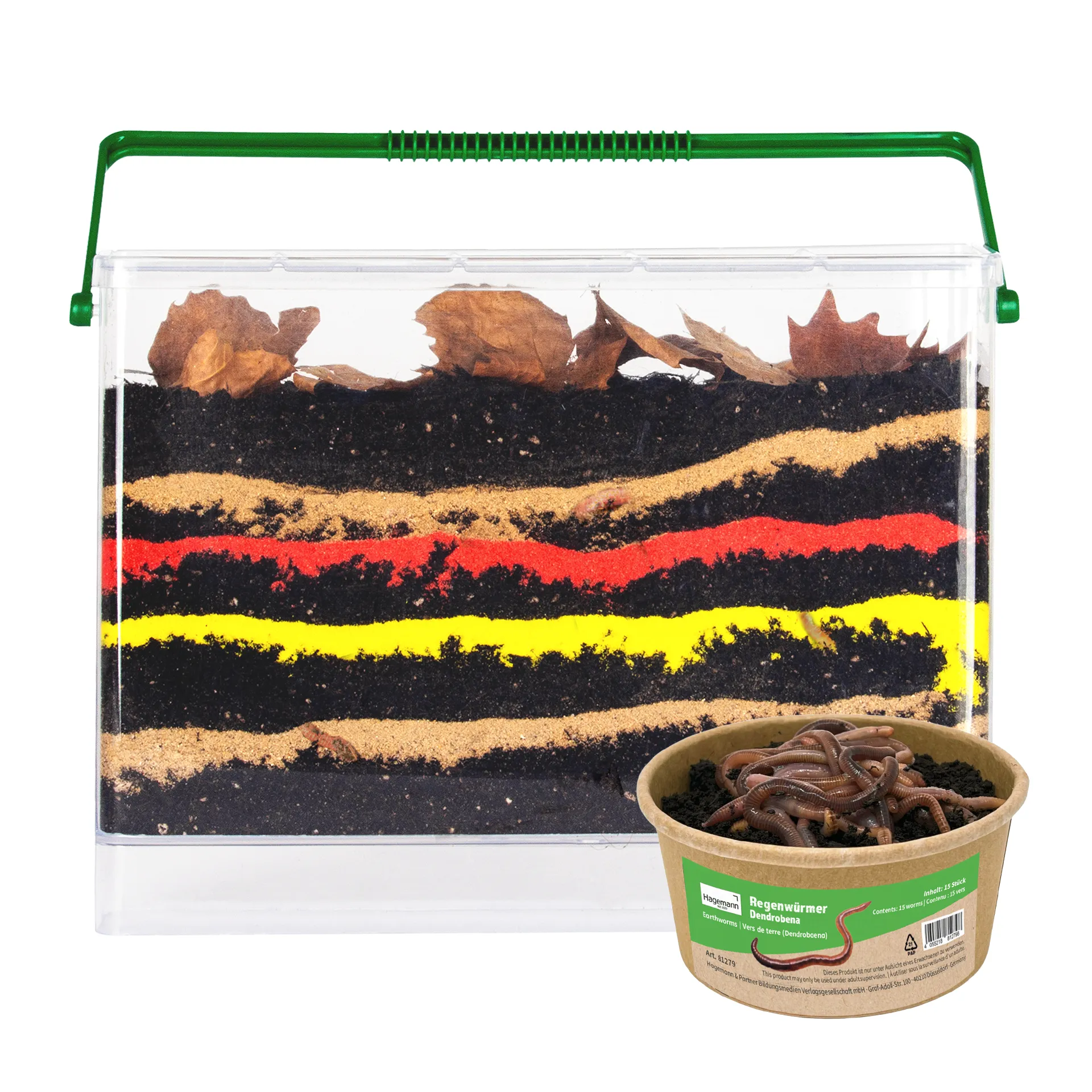 Zuchtset "Regenwürmer", 5-tlg.