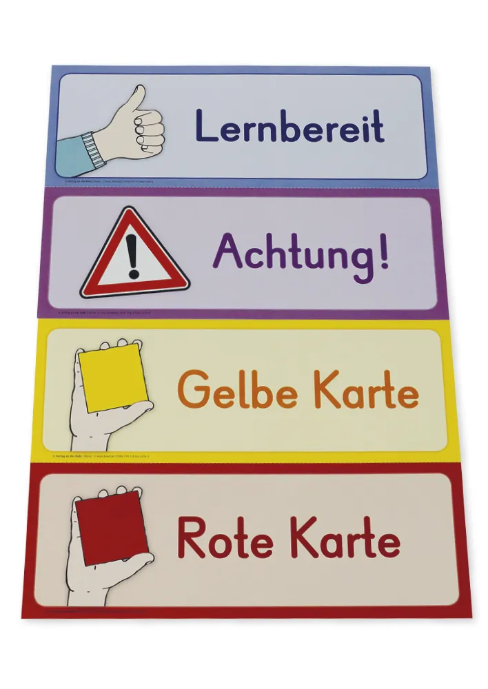 Bildkarten/Schilder "Mein Klassenraum perfekt organisiert", 160-tlg.