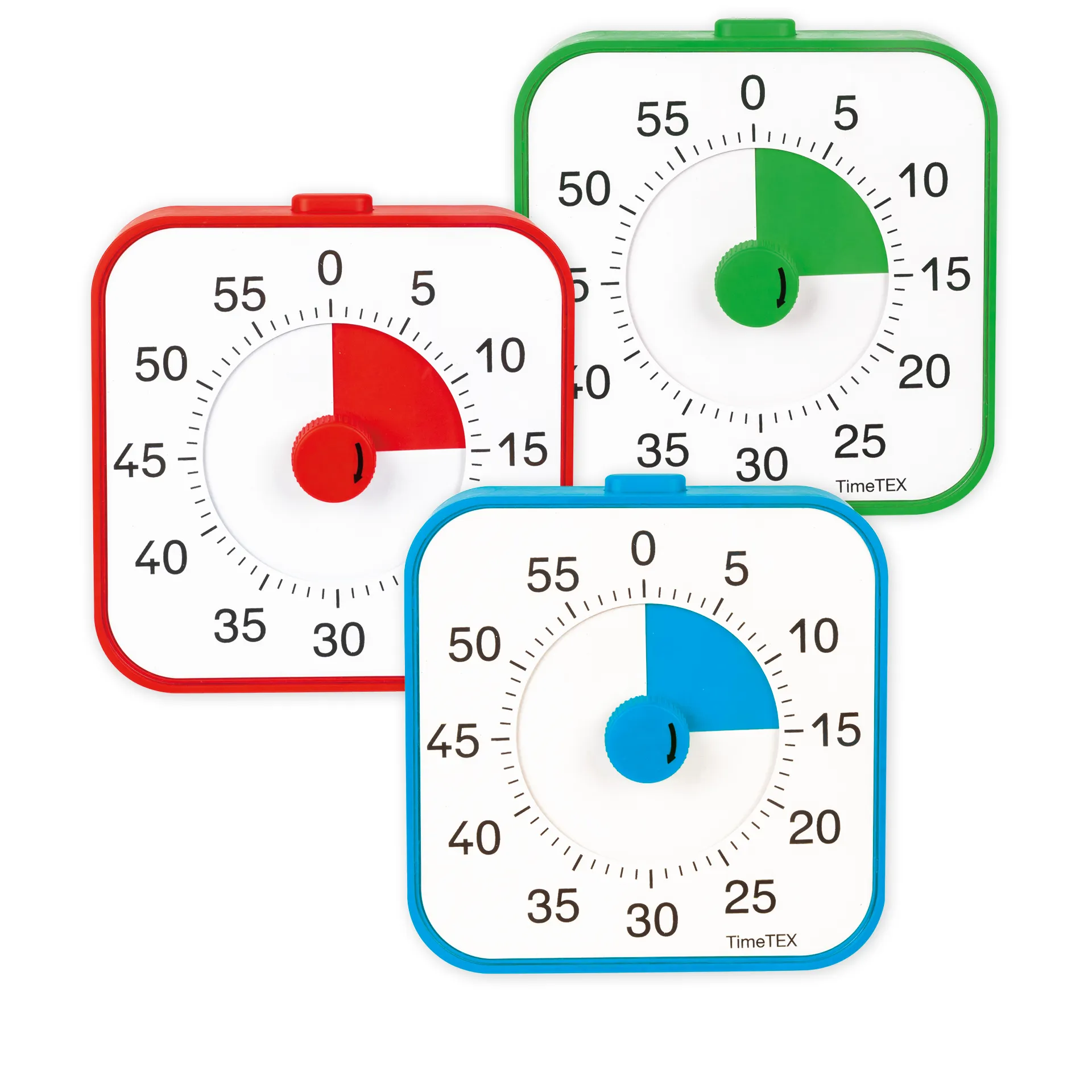 TimeTEX Zeitdauer-Uhr „lautlos“ ColorLINE, mit Pausentaste