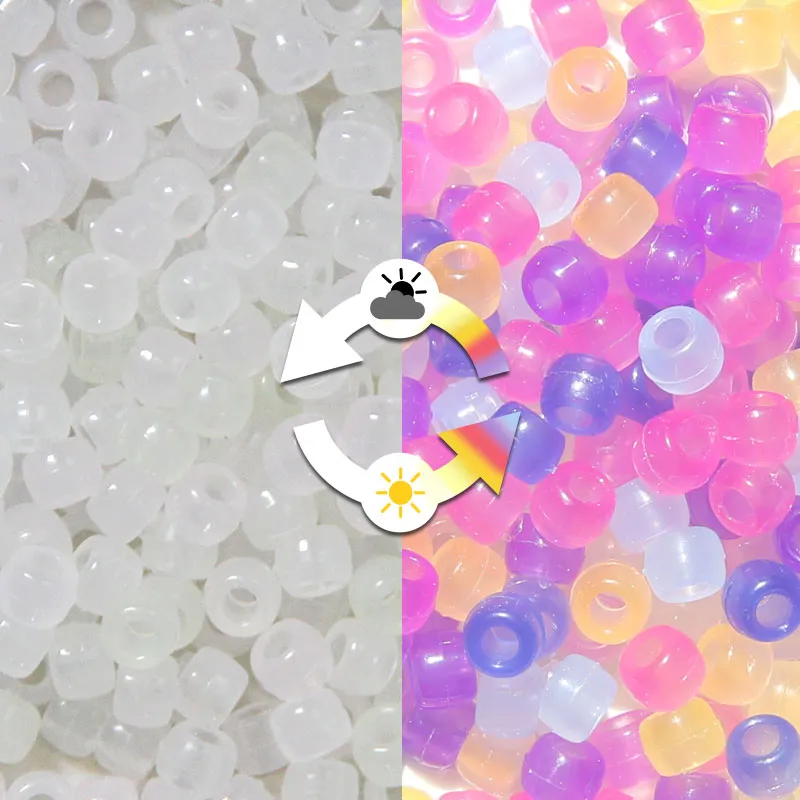 Set UV-Perlen, bunt, 50 Stück