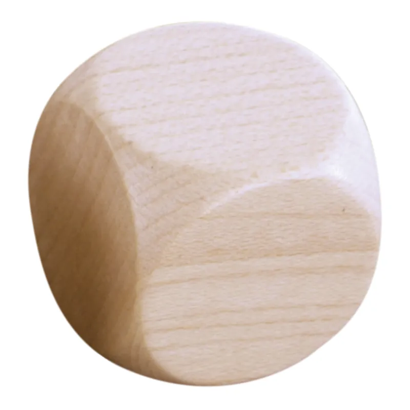 Blanko-Holzwürfel, 18 mm, 10 Stück im Beutel