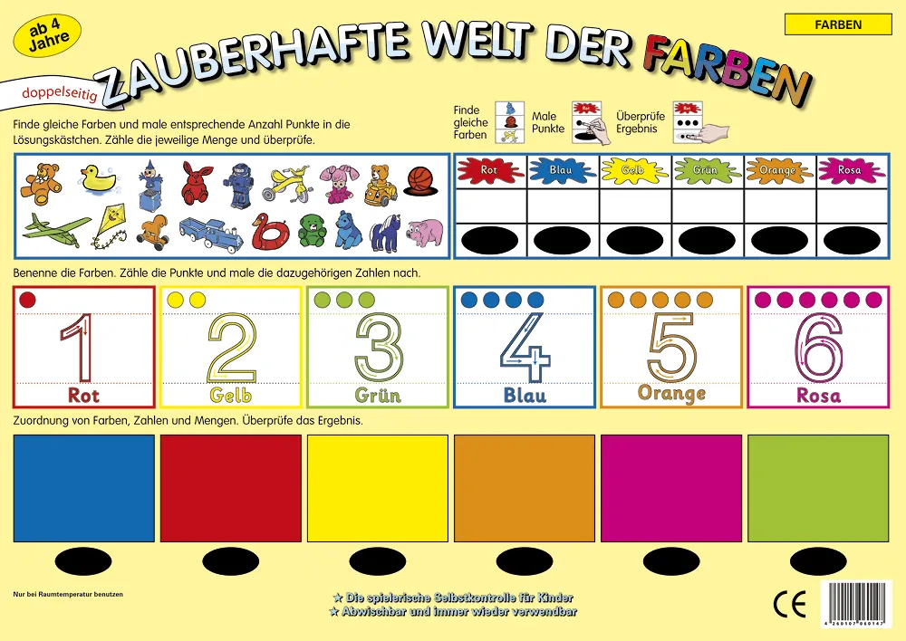 TimeTEX Zaubertafel "Welt der Farben"