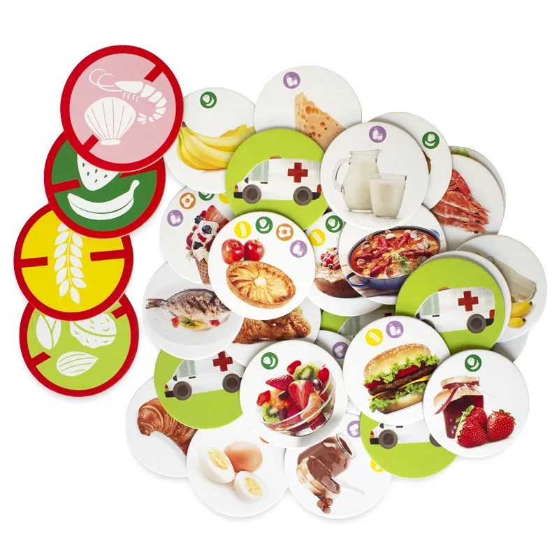 Lernspiel "Lebensmittel-Allergien und -Intoleranzen", 65-tlg.