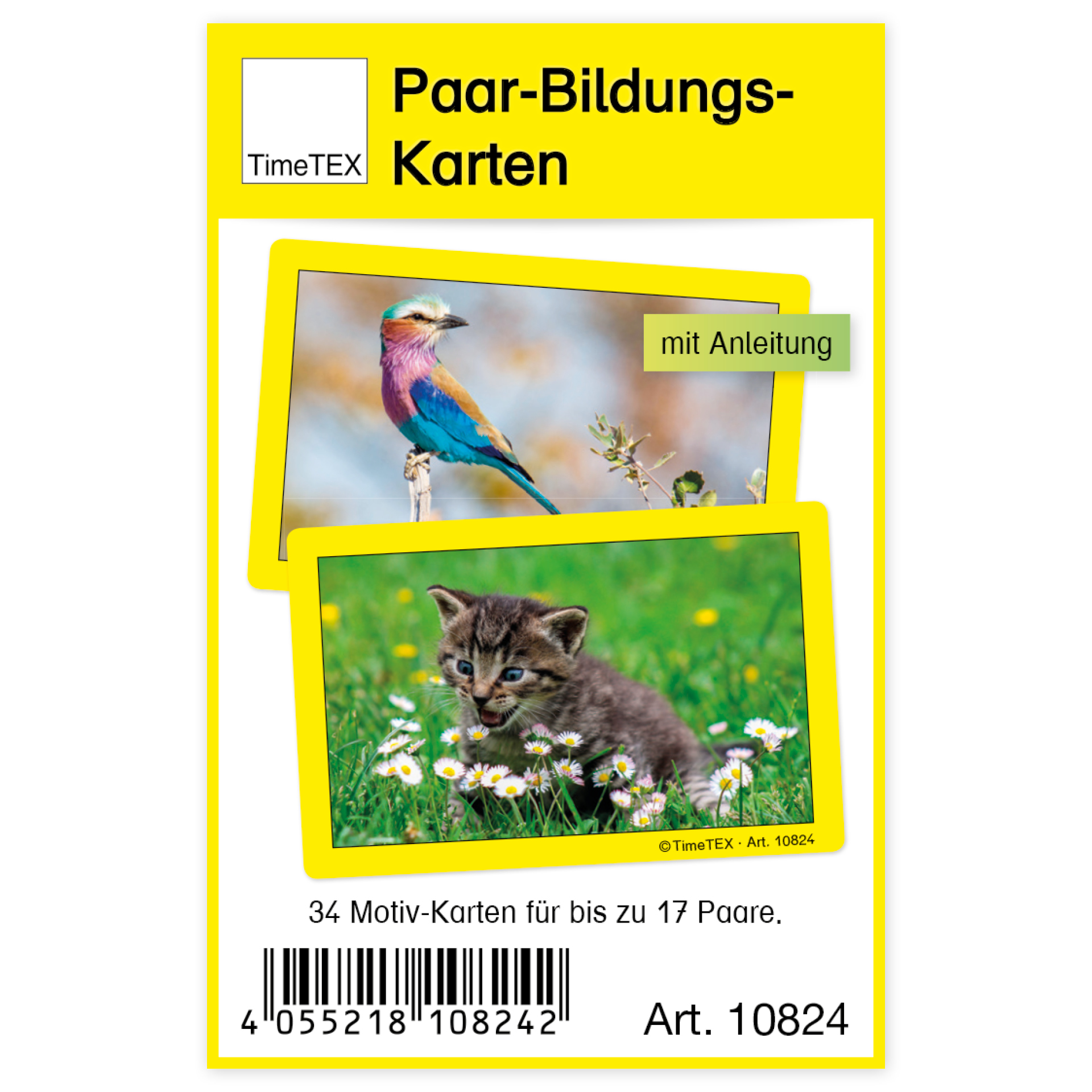 TimeTEX Paar-Bildungs-Karten, 35-tlg. im Etui