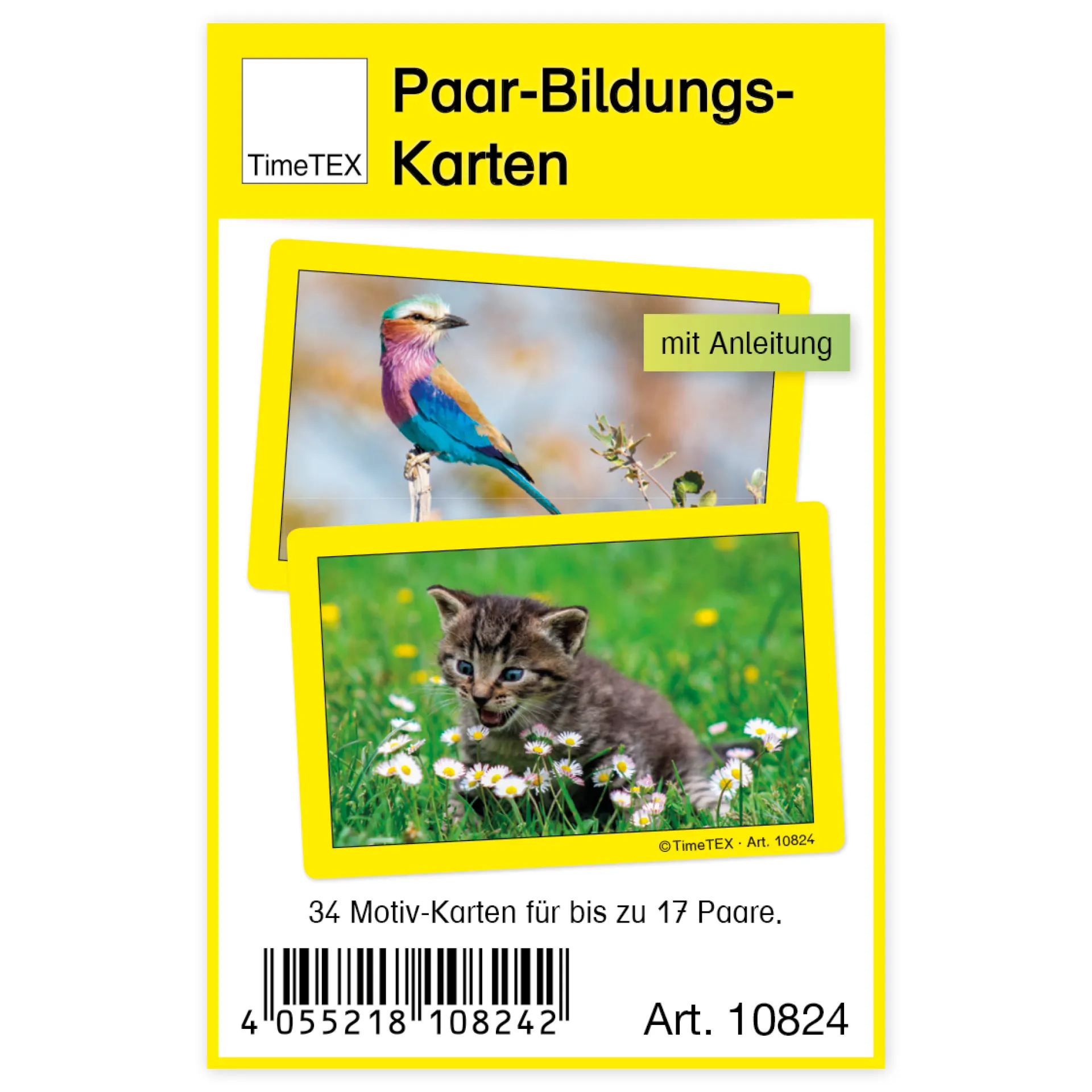 TimeTEX Paar-Bildungs-Karten, 35-tlg. im Etui