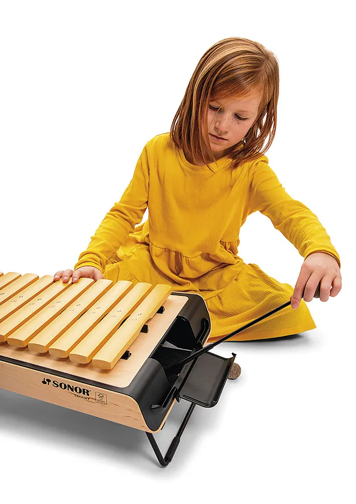 SONOR SMART Xylophon, Sopran c2-a3 + fis2, b2, fis3, mit Schlägel, zum Stapeln, SSX 100 DE
