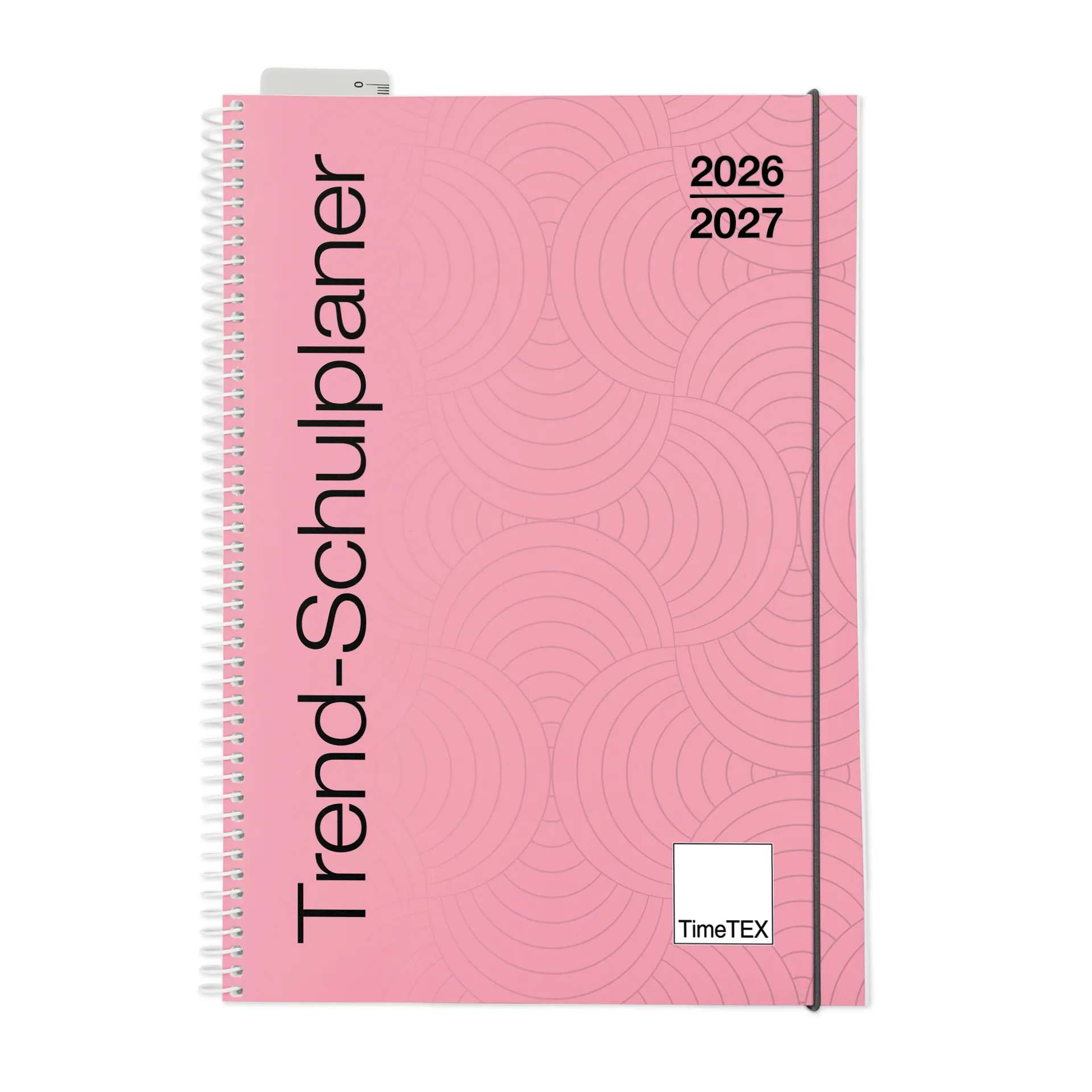 TimeTEX Trend-Schulplaner A5, 2026/2027, flamingo