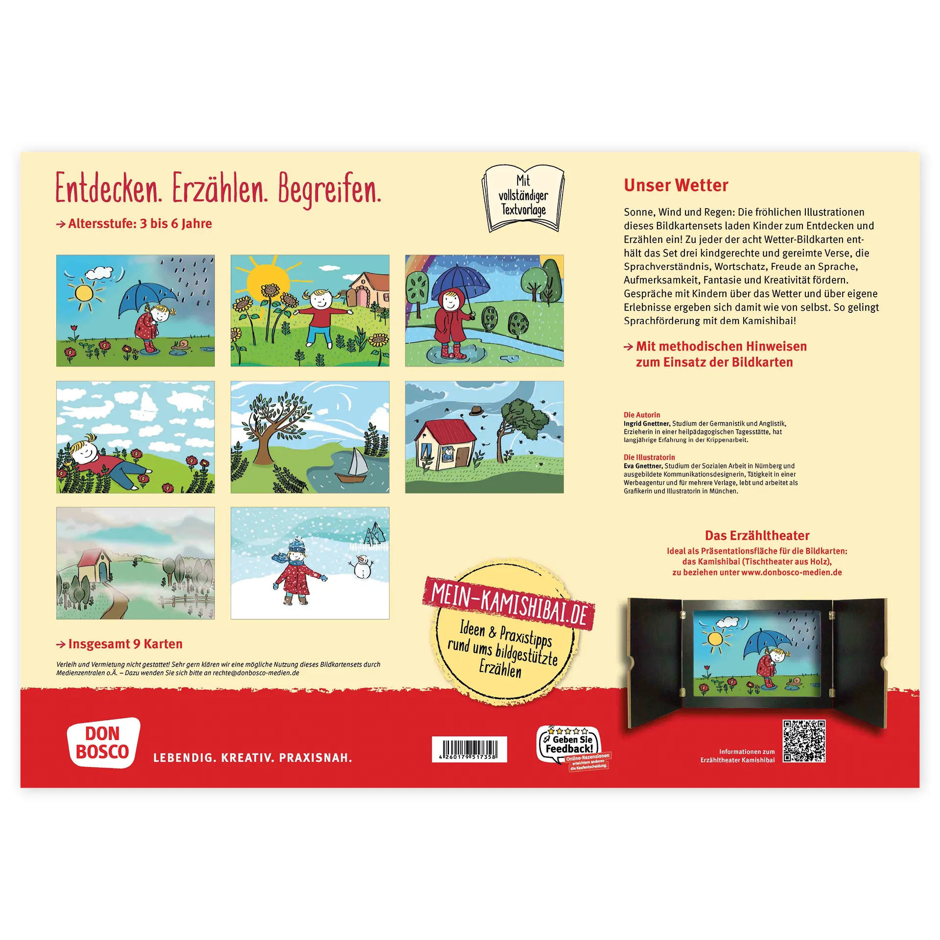 Bildergeschichten-Karten "Unser Wetter", 9-tlg.