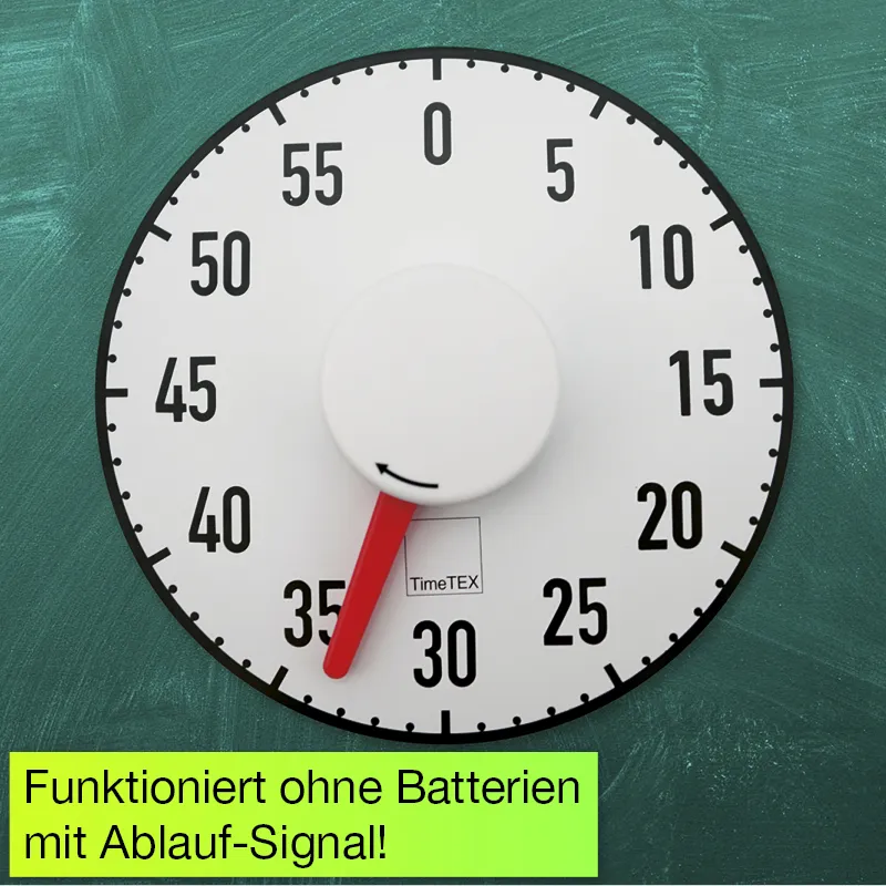 Magnetyczny „automatyczny” timer tablicowy, ø 190 mm
